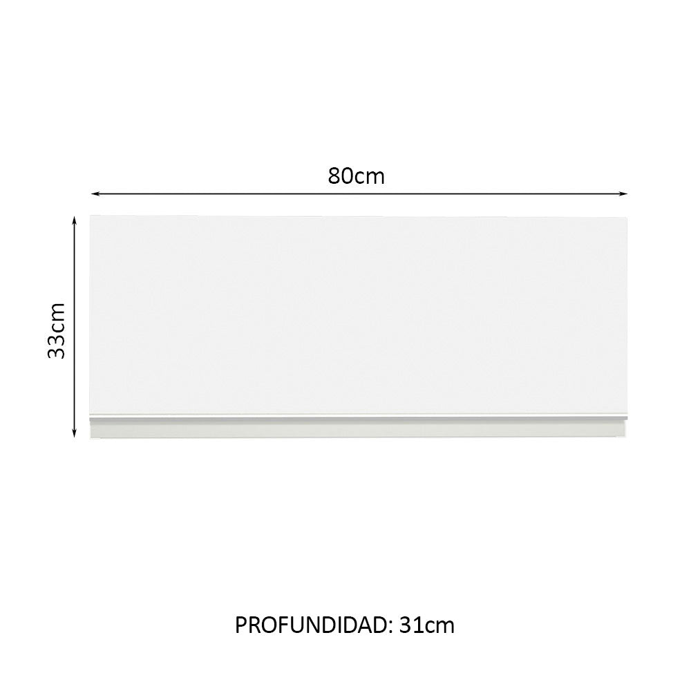 Alacena 1 Puerta Rebatible Madesa - 80 Cm - Image 3