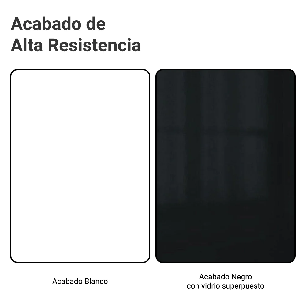 Alacena 102 cm 1 Puerta Lux Blanco/Negro - Image 10