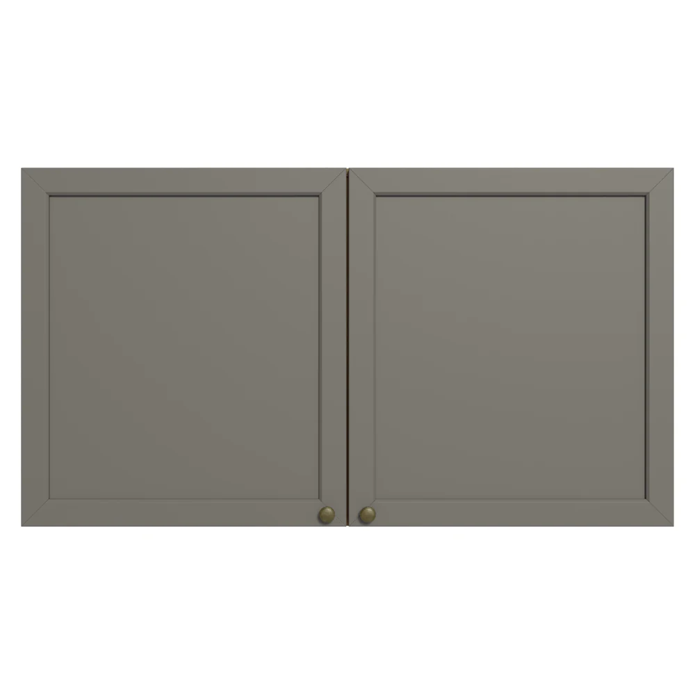 Alacena 120 cm 2 Puertas Marrón/Gris Vik Madesa - Image 9