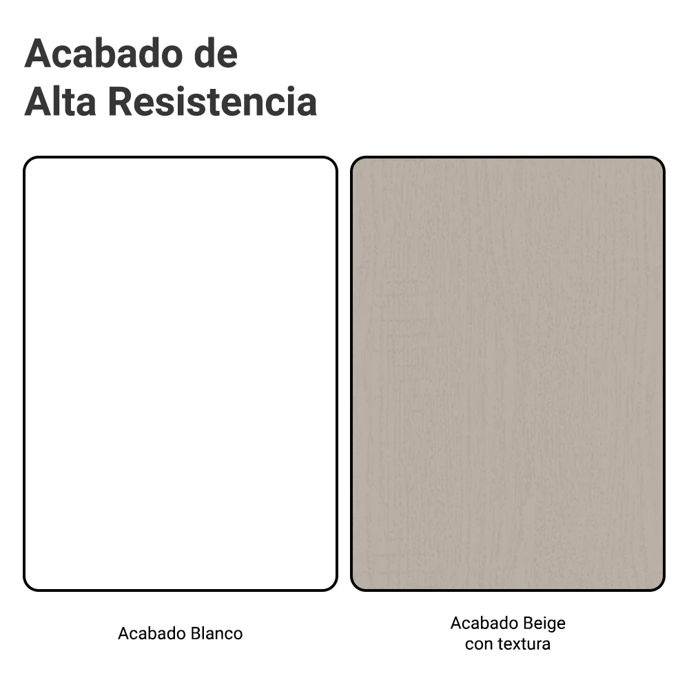 Alacena 150 cm 2 Puertas 2 Nichos Agata Blanco/Crema - Image 7