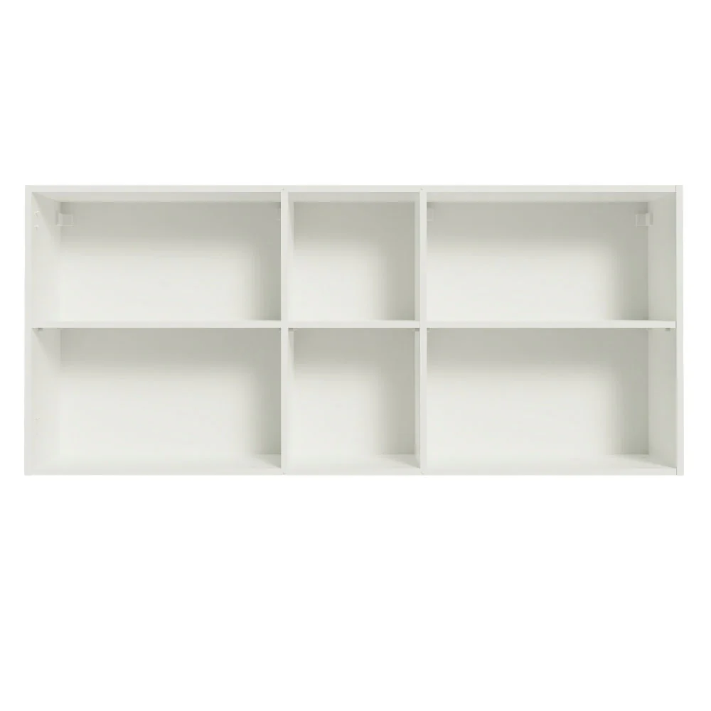 Alacena 150 cm 2 Puertas Agata Blanco/Negro - Image 7