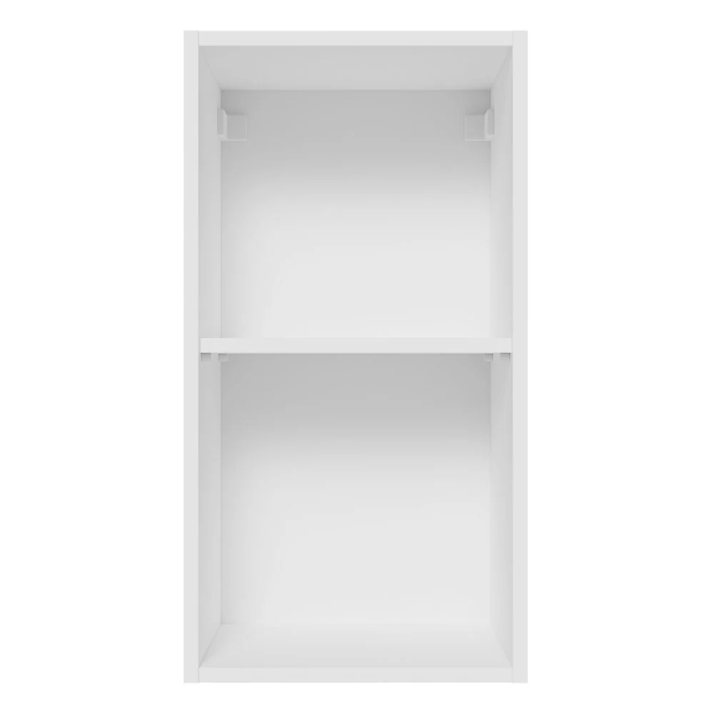 Alacena 35 cm 1 Puerta Lux Blanco/Gris - Image 8