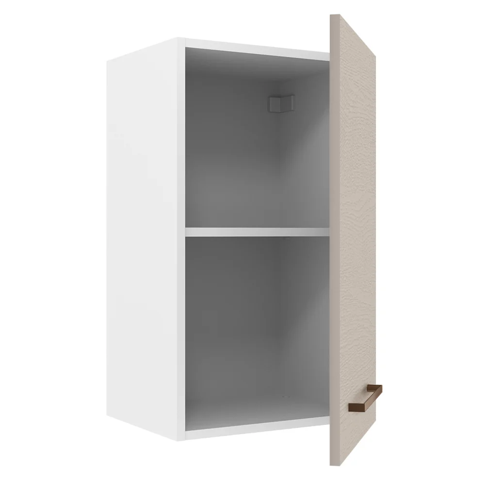 Alacena 40 cm 1 Puerta Blanco/Crema Agata Madesa - Image 4