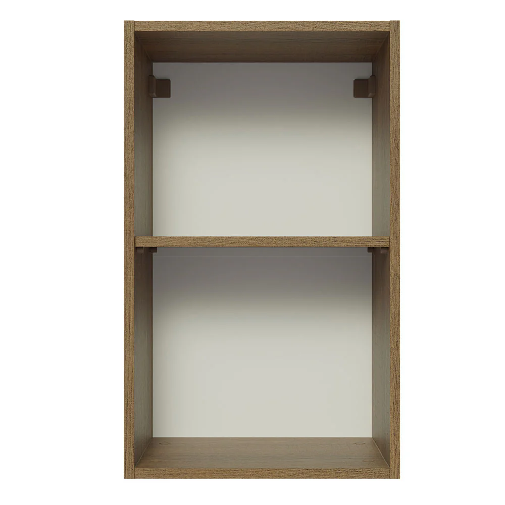 Alacena 40 cm 1 Puerta Glamy Marrón/Blanco - Image 8