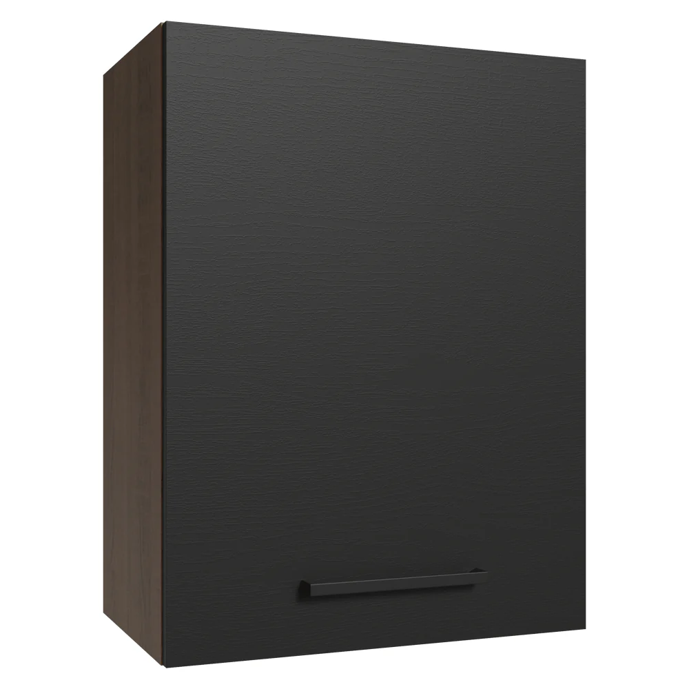 Alacena 50 cm 1 Puerta Agata Marrón/Negro