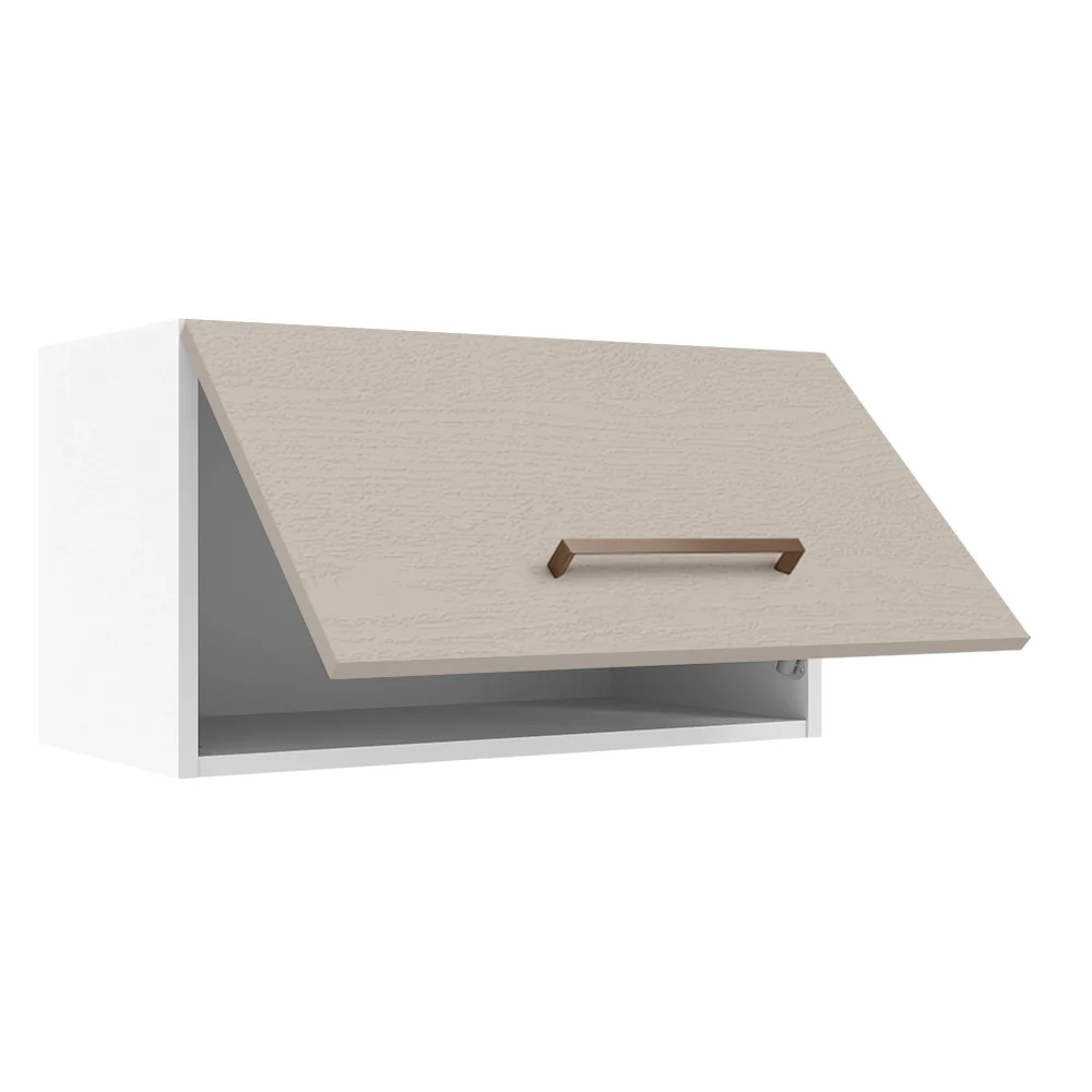 Alacena 60 cm 1 Puerta Agata Blanco/Crema - Image 6