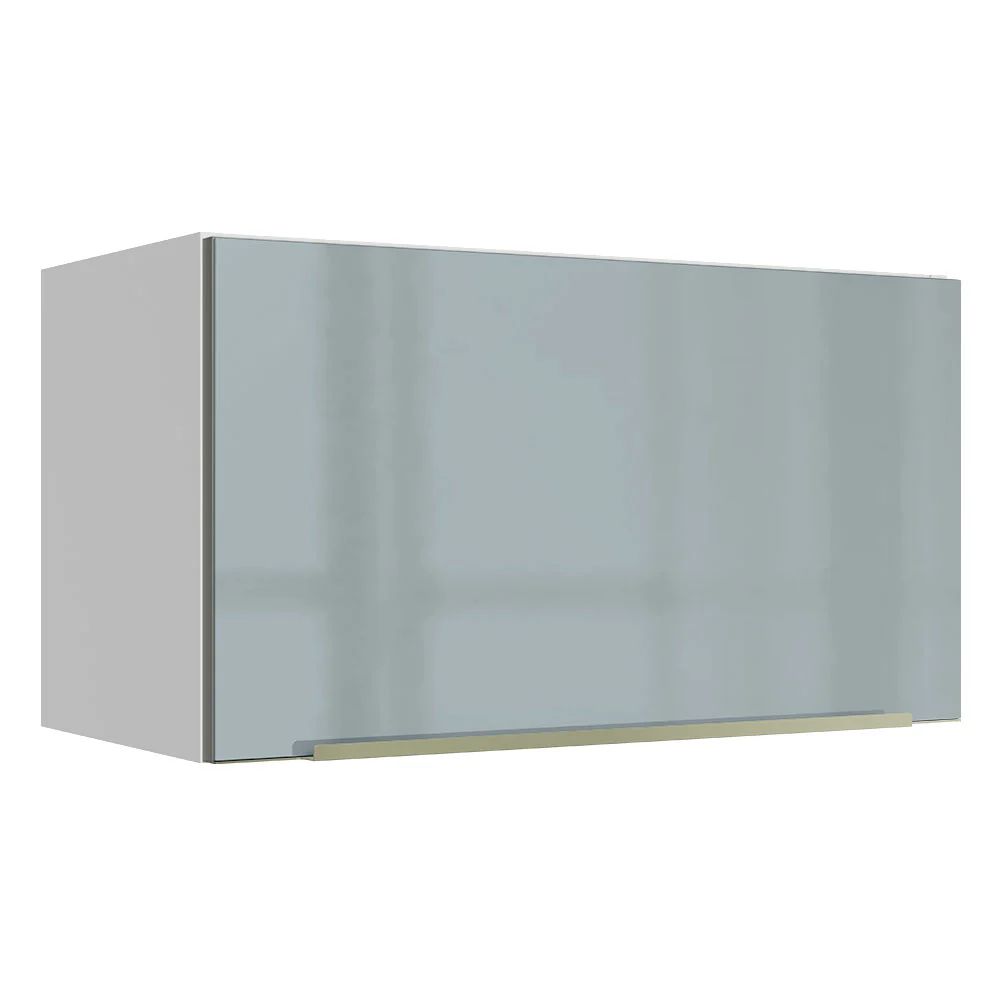Alacena 60 cm 1 Puerta Lux Blanco/Gris