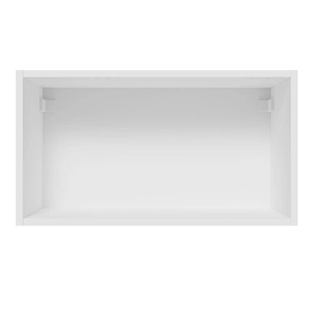 Alacena 60 cm 1 Puerta Rebatible Glamy Blanco/Marrón - Image 8
