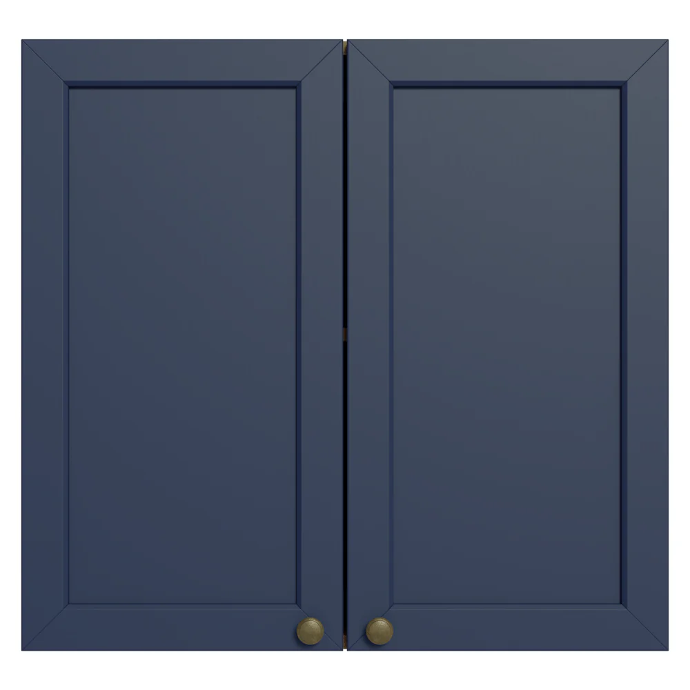 Alacena 70 cm 2 Puertas Marrón/Azul Vik Madesa - Image 10