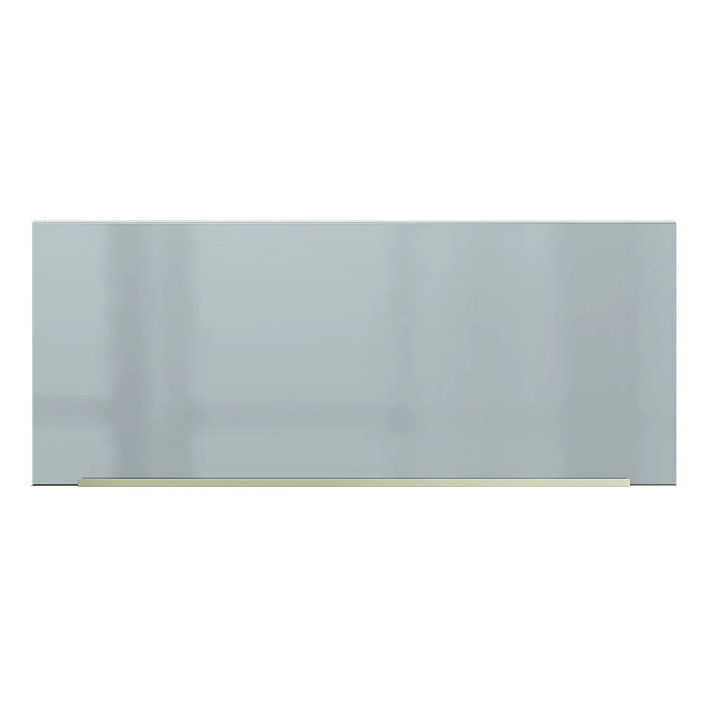 Alacena 80 cm 1 Puerta Lux Blanco/Gris - Image 7