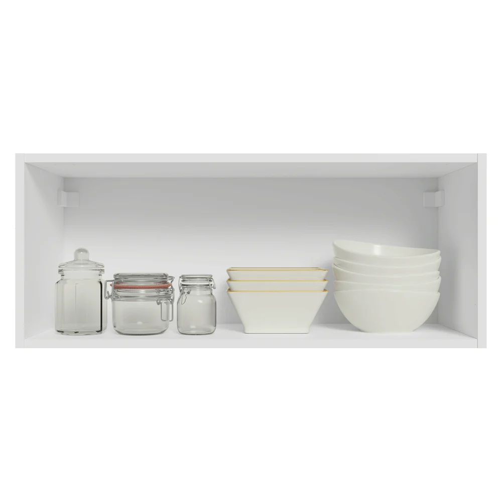Alacena 80 cm 1 Puerta Puerta Rebatible Blanco Vik Madesa - Image 4