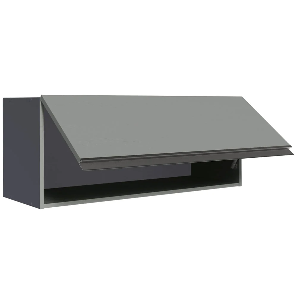 Alacena 80 cm 1 Puerta Rebatible Nice Gris - Image 6