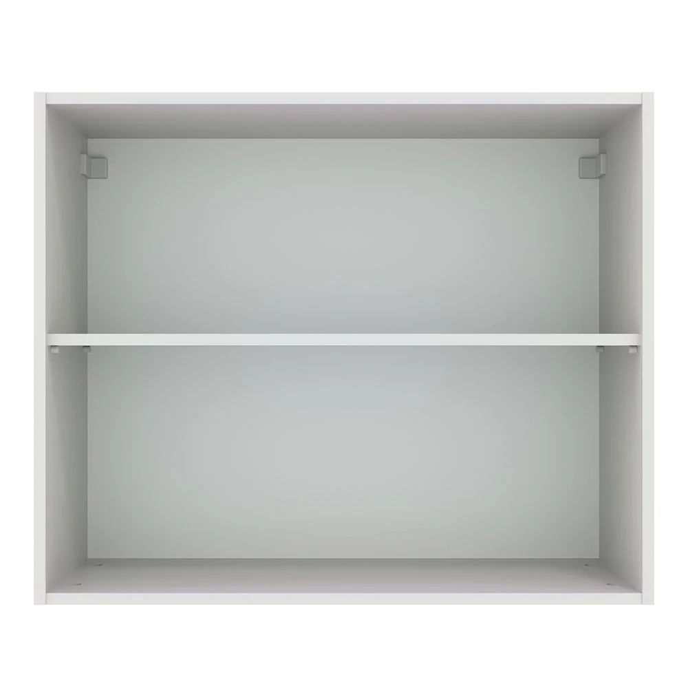 Alacena 80 cm 2 Puertas Agata Blanco/Gris - Image 6