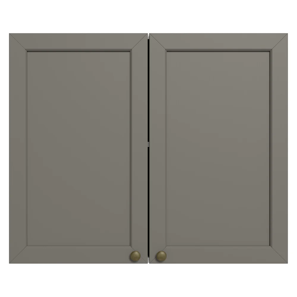 Alacena 80 cm 2 Puertas Blanco/Gris Vik Madesa - Image 10