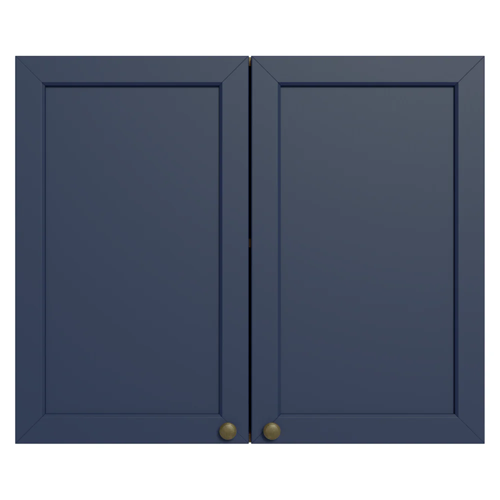 Alacena 80 cm 2 Puertas Marrón/Azul Vik Madesa - Image 10