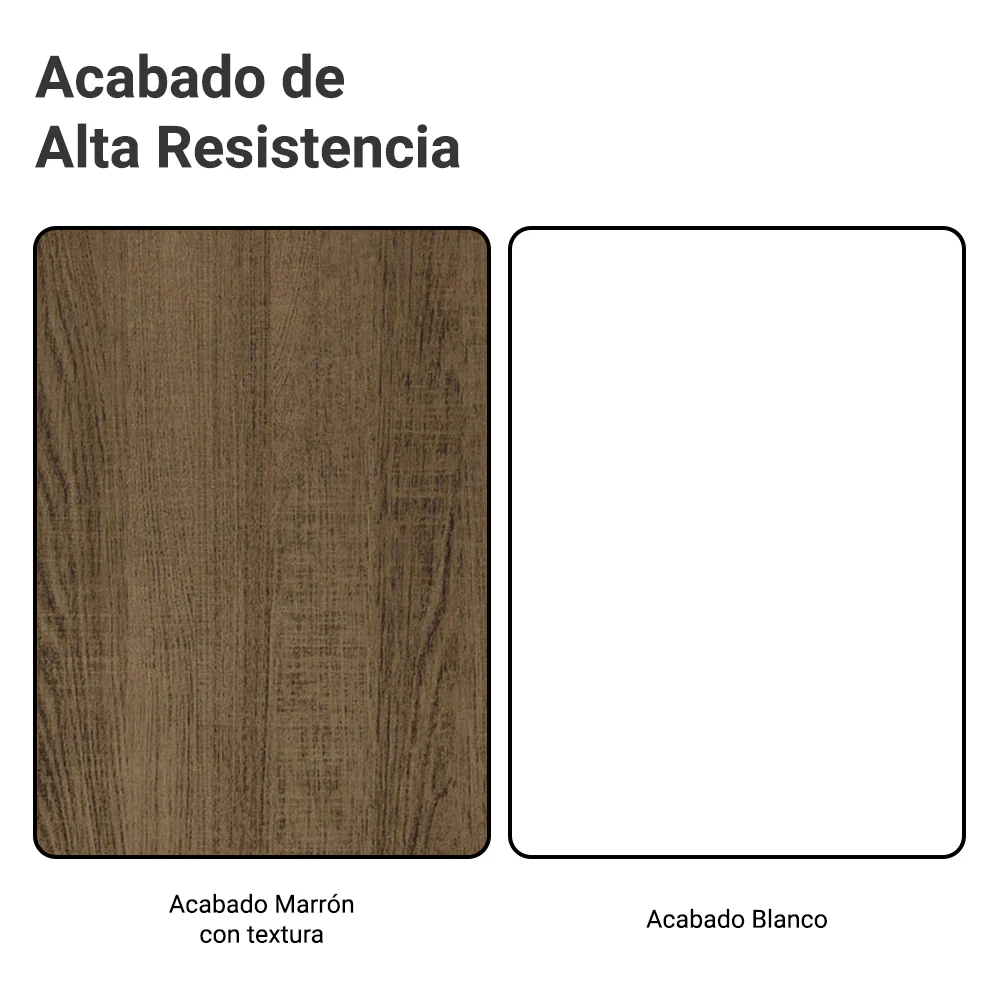Alacena 80 cm 2 Puertas Marrón/Blanco Vik Madesa - Image 8