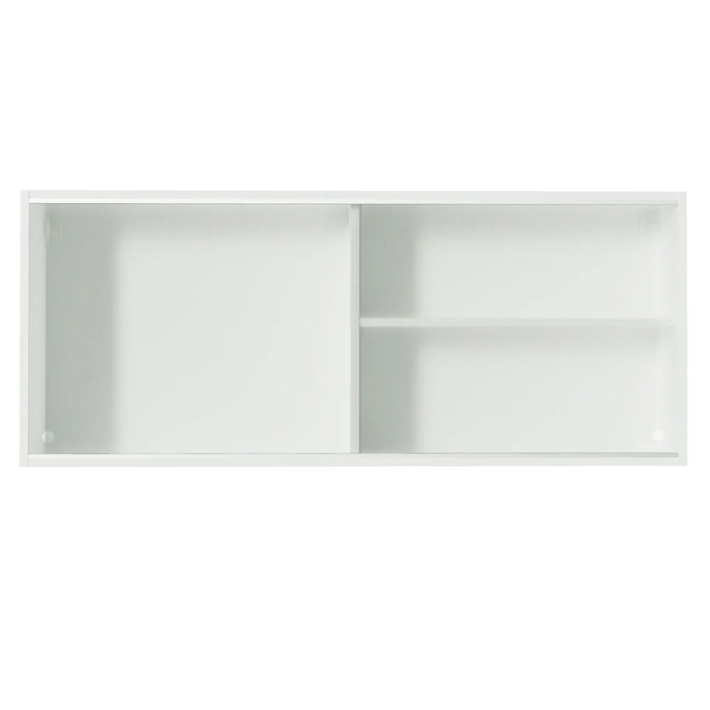 Alacena Cocina 100% MDF 2 Puertas Correderas de Vidrio Blanco Acordes Madesa - Image 5