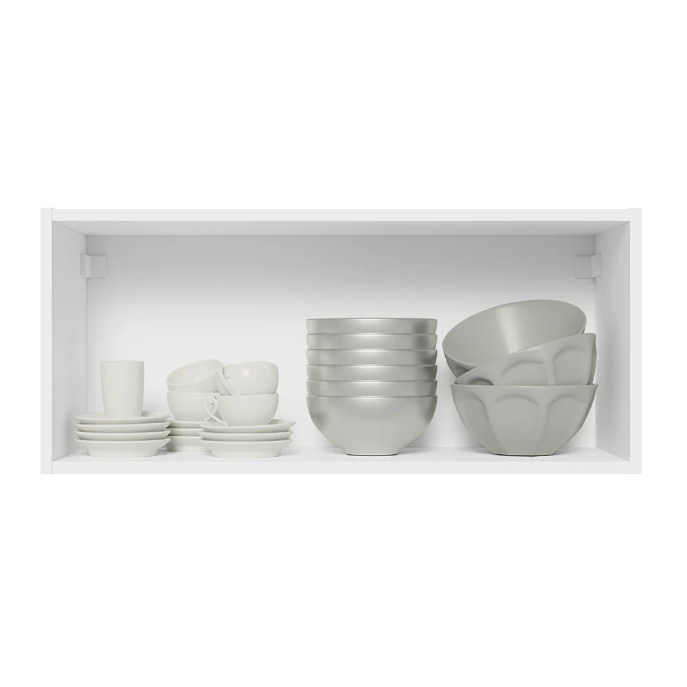 Alacena Cocina 100% MDF 70 cm 1 Puerta Abatible Frente Blanco Brillante Acordes Madesa - Image 5