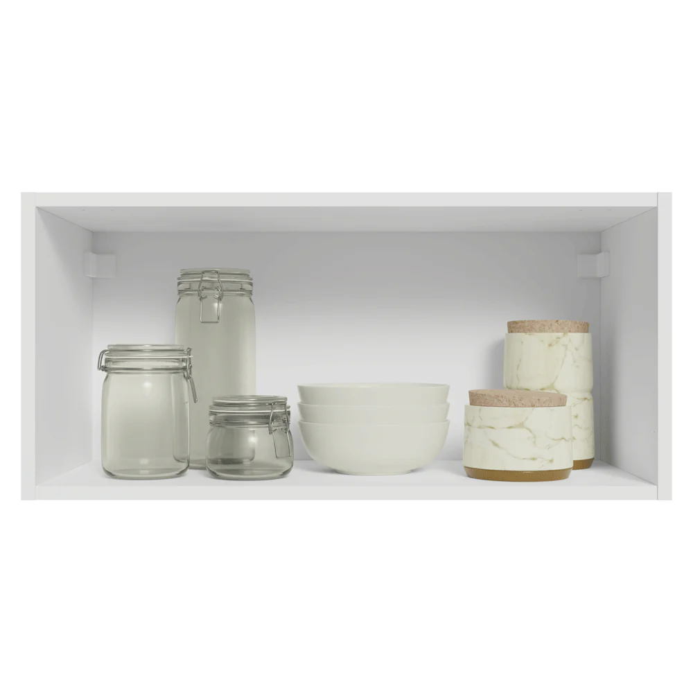 Alacena Cocina 70 cm 1 Pueta Abatible Blanco/Crema Vik Madesa - Image 4