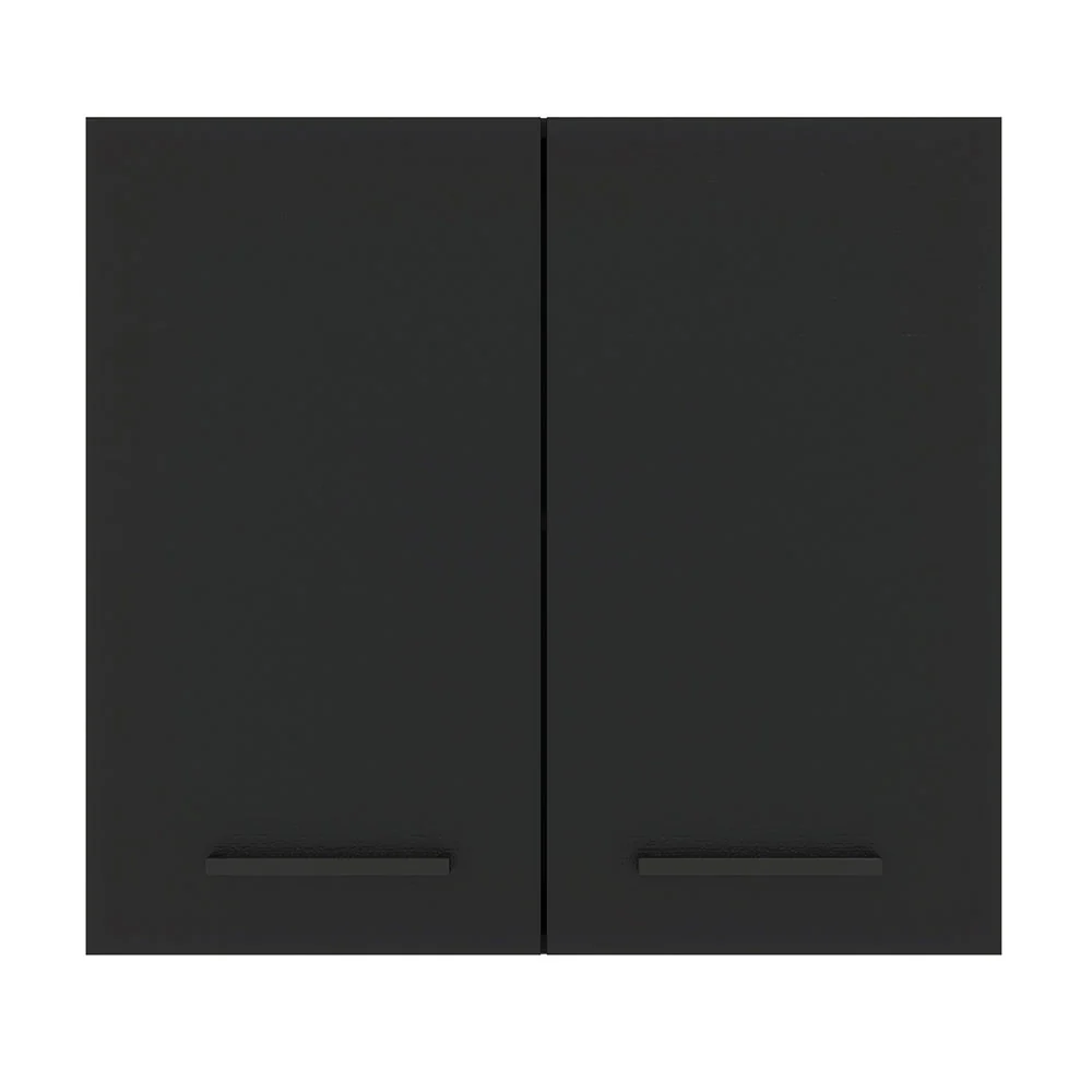 Alacena Cocina 70 cm 2 Puertas Blanco/Negro Agata Madesa - Image 6