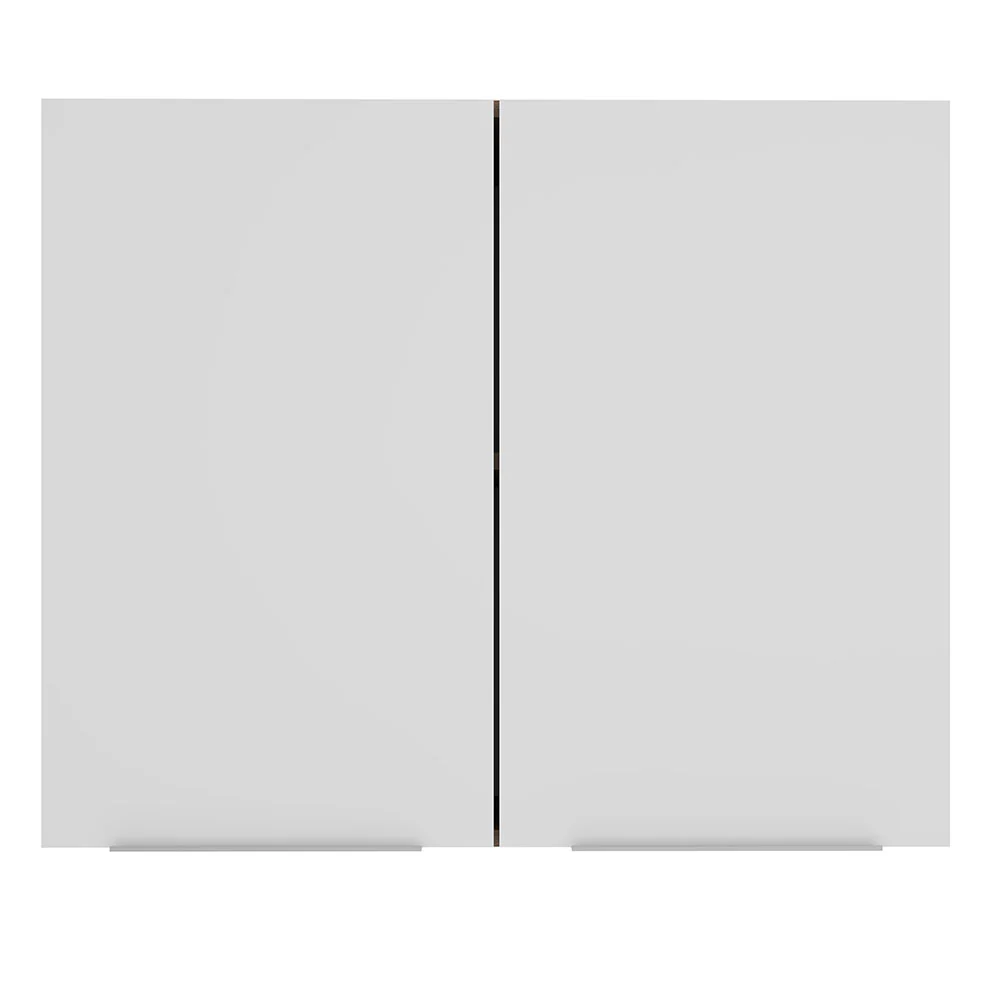 Alacena Cocina 80 cm 2 Puertas Marrón/Blanco Stella Madesa - Image 6