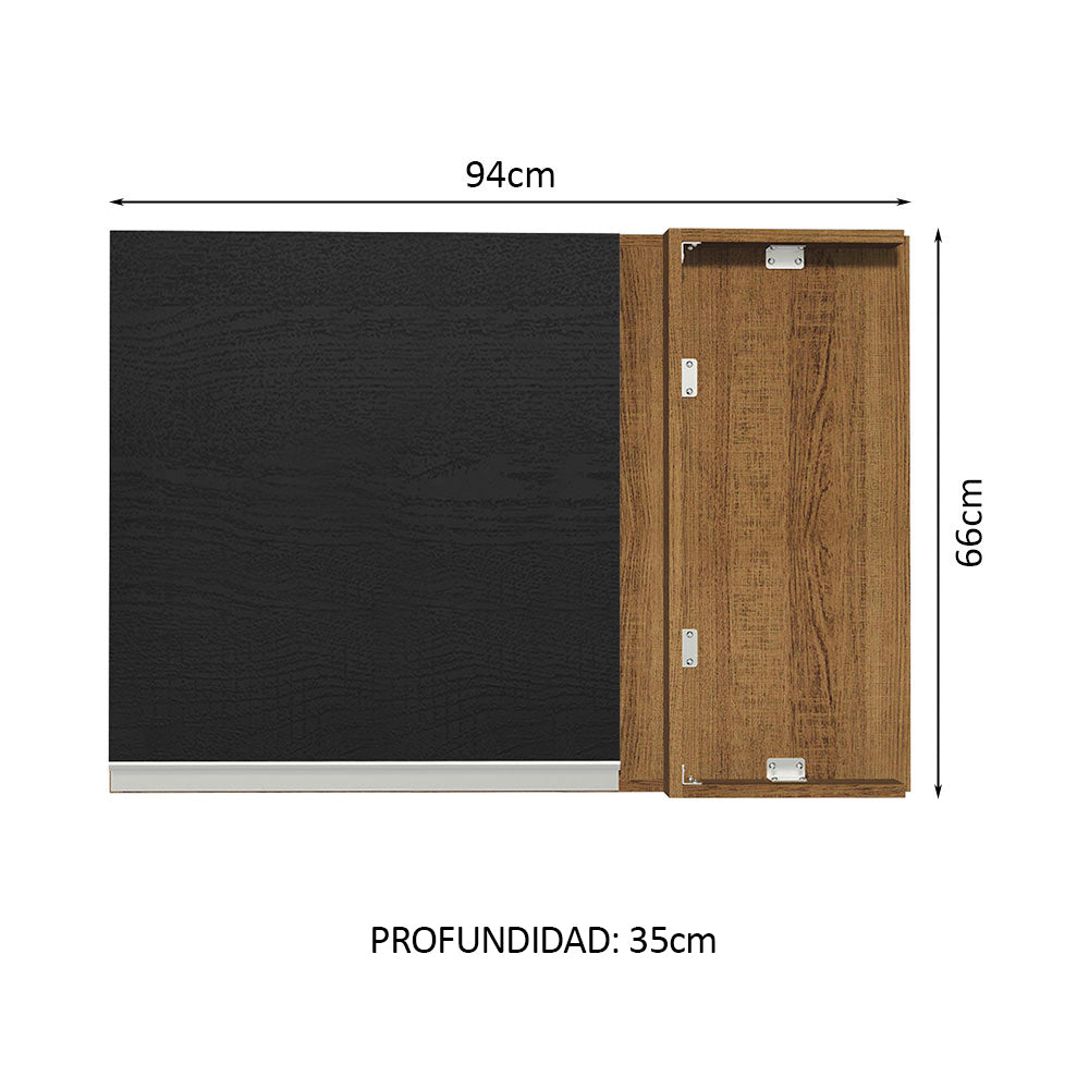 Alacena Gabinete Superior Cocina Esquina Madesa Glamy MN - Image 2
