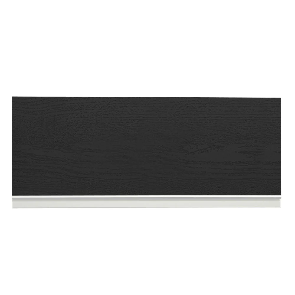 Alacena Gabinete Superior Madesa Glamy 80cm 1 Puerta Blanco/Negro - Image 3