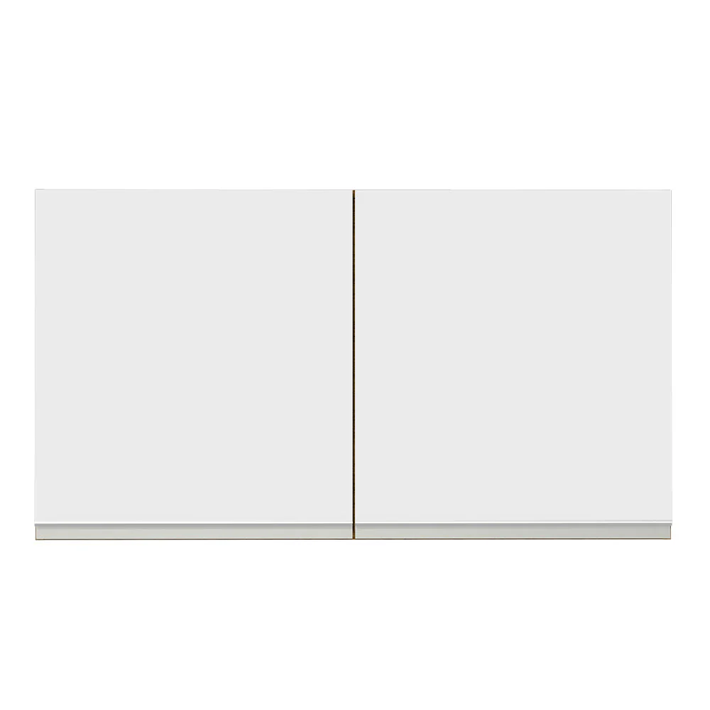 Alacena Madesa Glamy 120 cm 2 Puertas Marrón/Blanco - Image 6