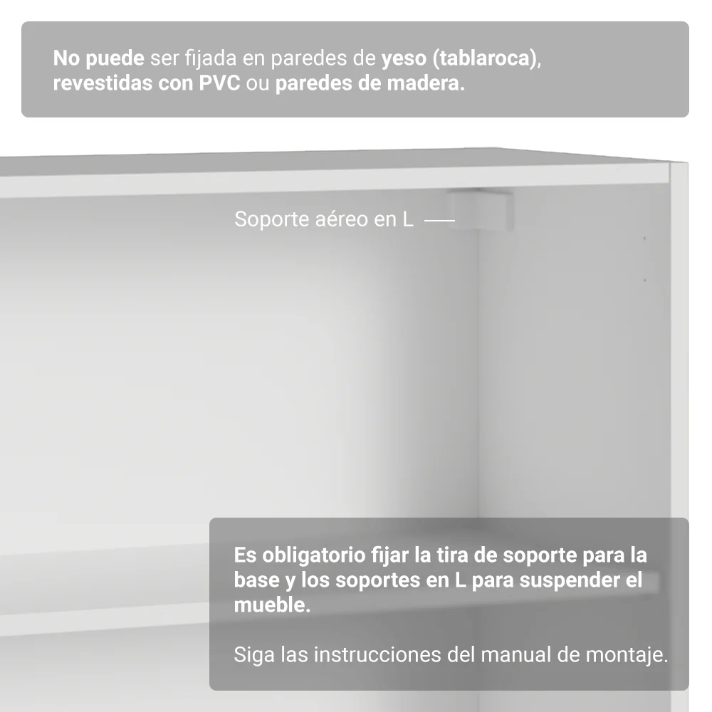 Aparador Vajillero con Bodega para botellas 100cm 2 Puertas Blanco Vik 16 - Image 7