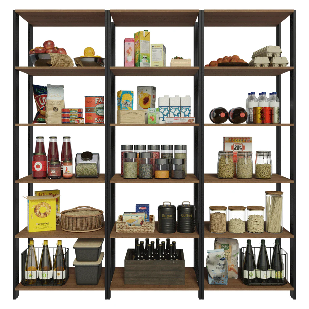 Armario Organizador Multiuso para Cocina Madesa 177cm MN - Image 5