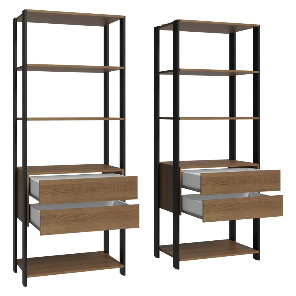 Armario Organizador Multiuso para Libros Madesa 140cm MN - Image 4