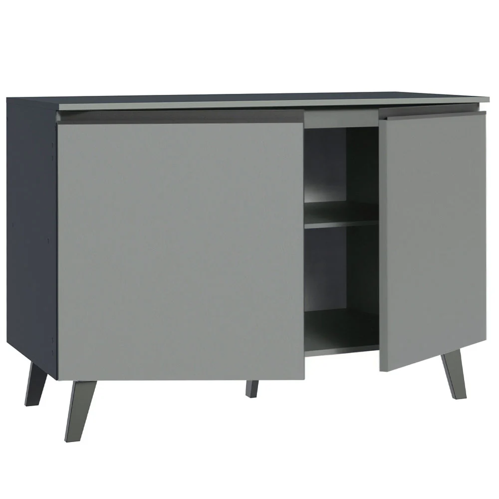 Bajo Mesada Cocina 120 cm 2 Puertas Gris Nice Madesa - Image 6
