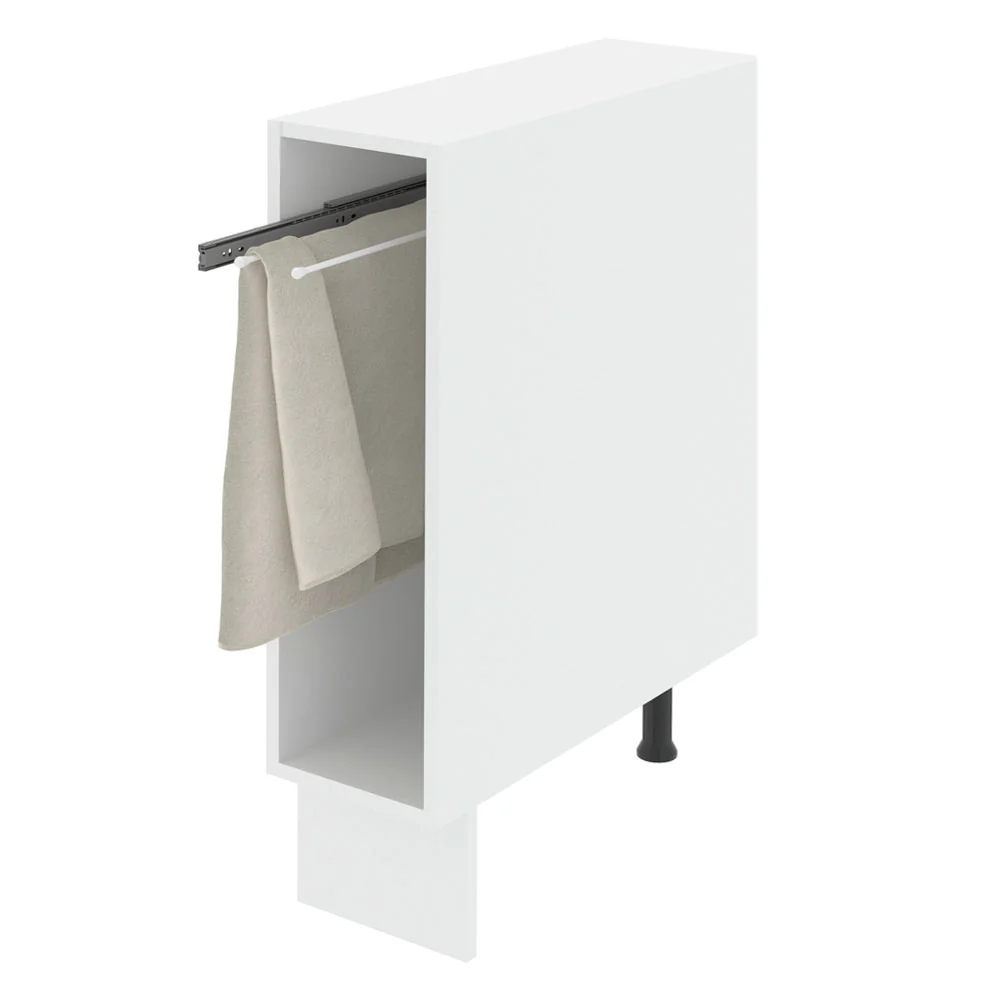 Bajo Mesada 20 cm x 60 cm, Sin cajones Blanco - Image 3