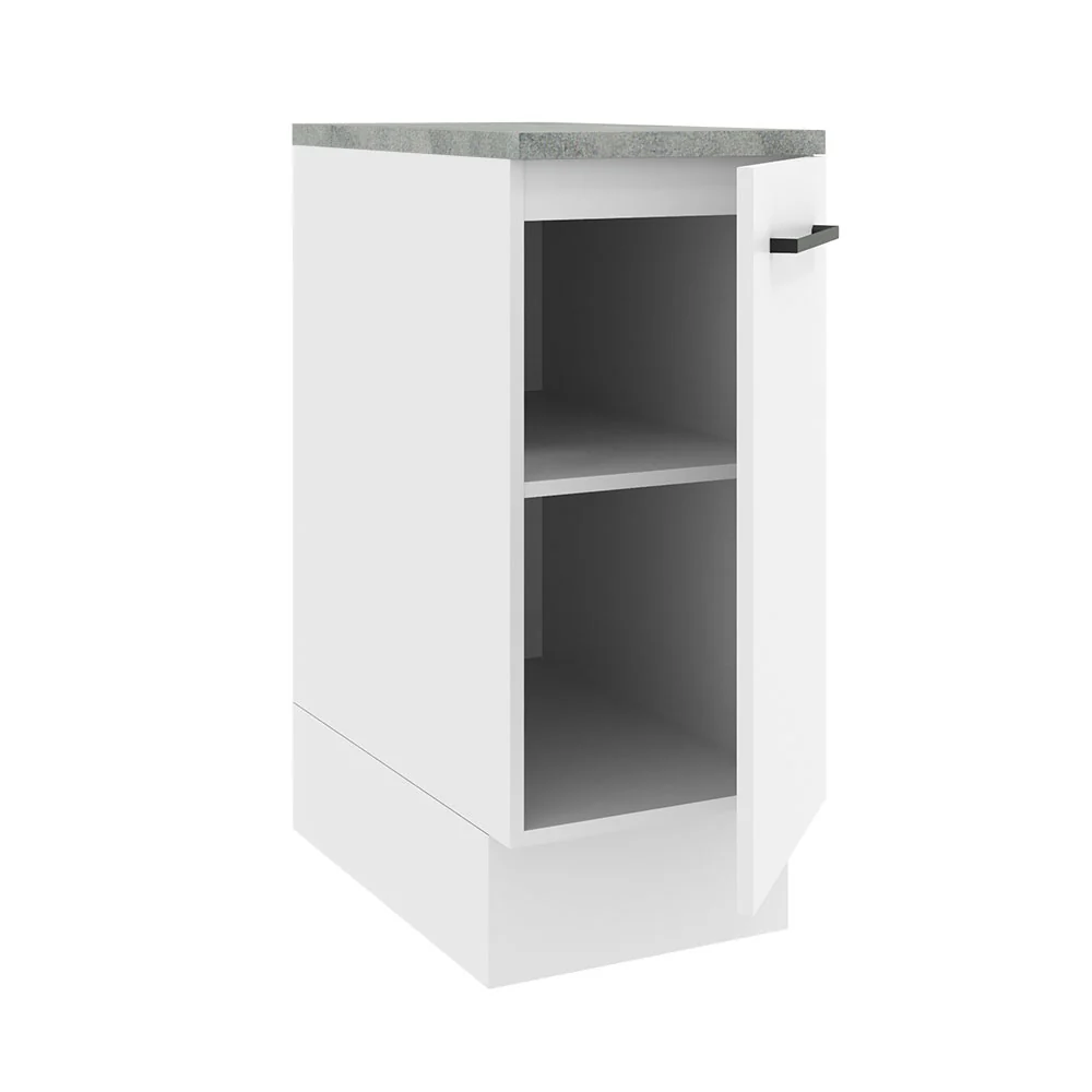Bajo Mesada 35 cm 1 Puerta Agata Blanco - Image 7