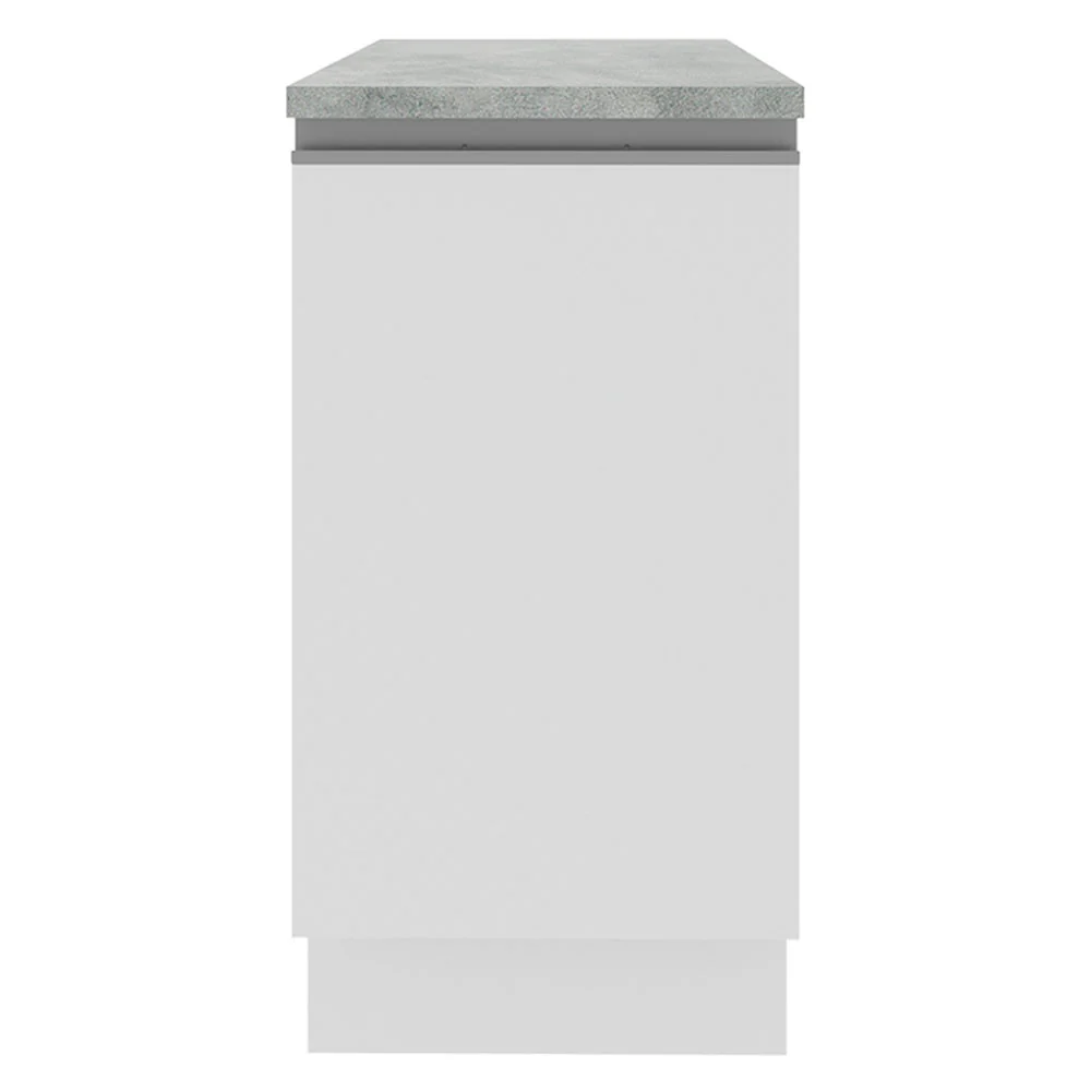 Bajo Mesada 40 cm 1 Puerta Glamy Blanco - Image 9