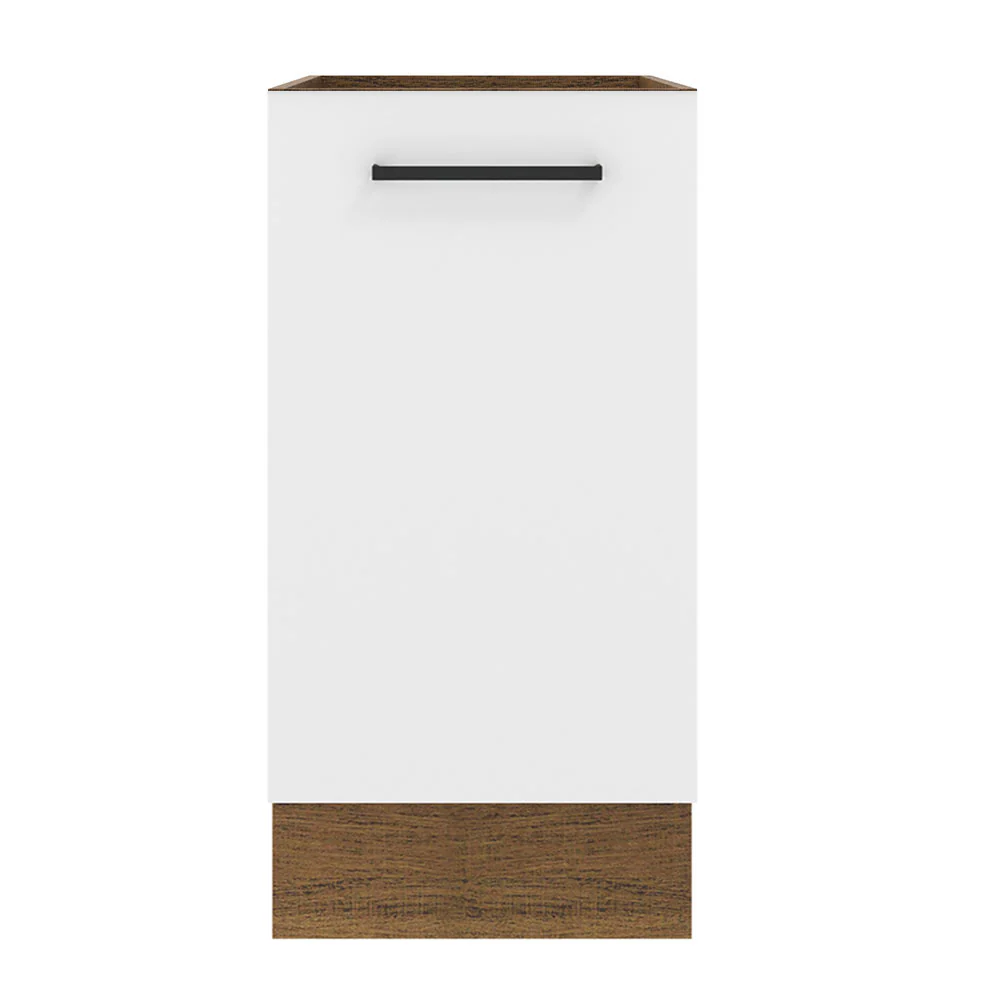 Bajo Mesada 40 cm x 60 cm, 1 Puerta Agata Marrón/Blanco - Image 7