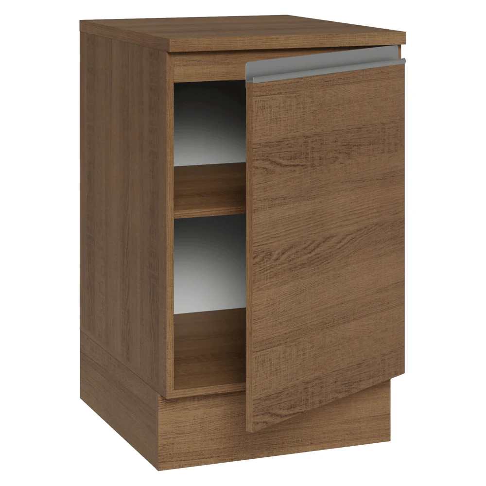 Bajo Mesada 50 x 60cm 1 Puerta (con mesada) Marrón Glamy - Image 5