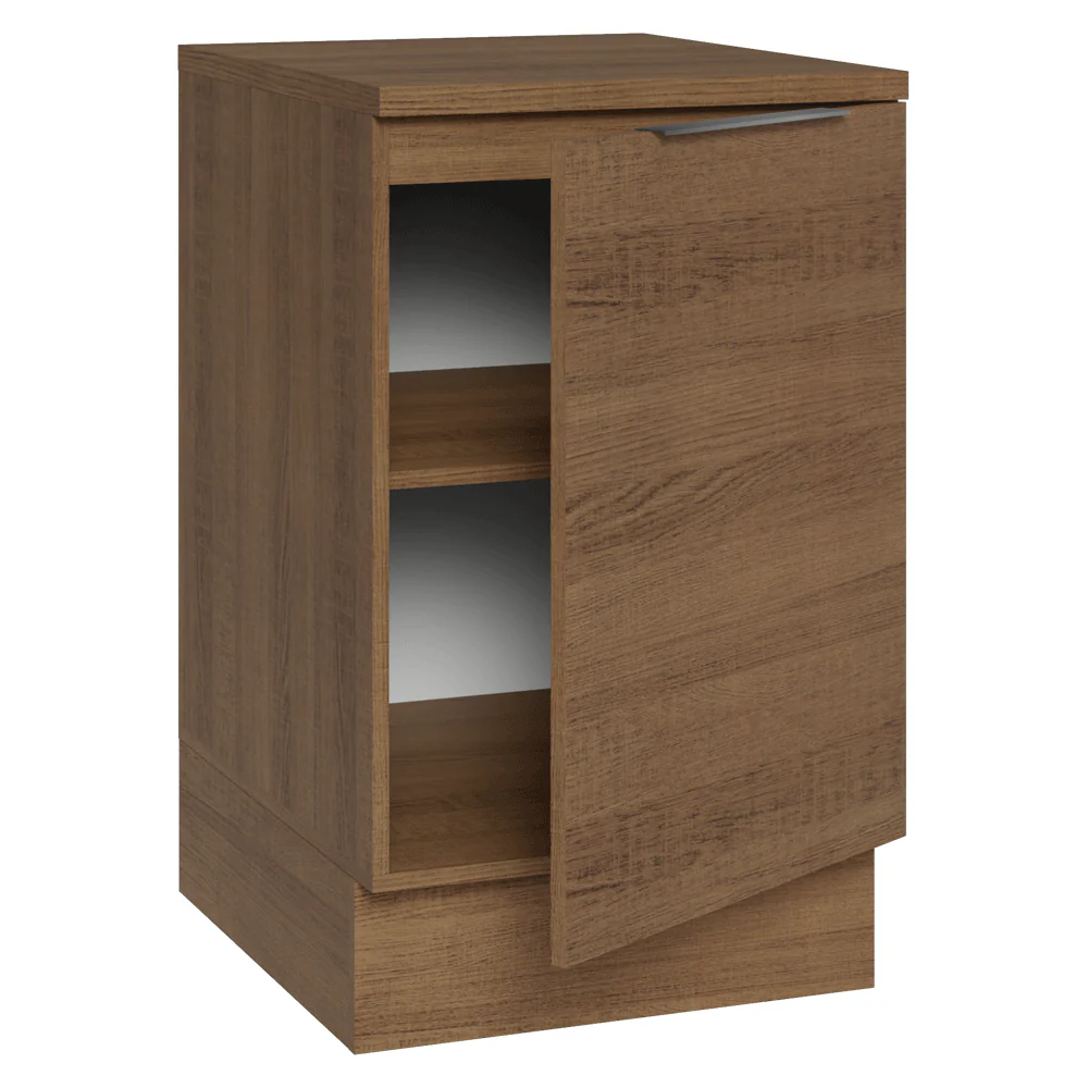 Bajo Mesada 50 x 60cm 1 Puerta (con mesada) Marrón Stella - Image 5