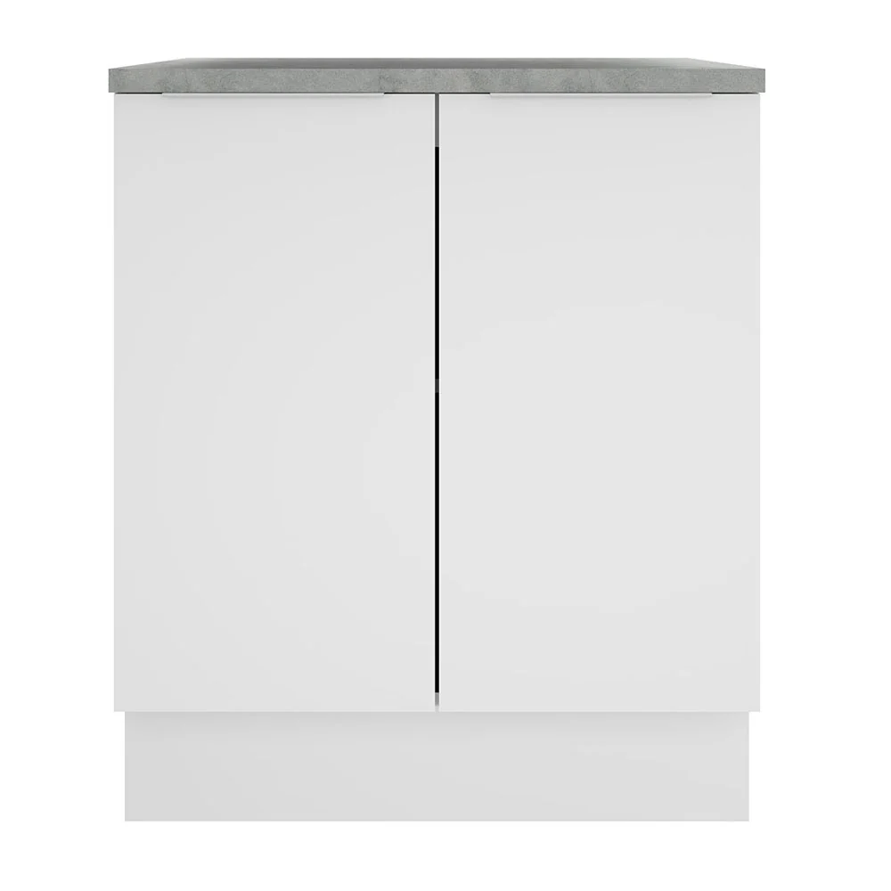Bajo Mesada 70 cm x 60 cm, Sin cajones 2 Puertas Stella Blanco - Image 5