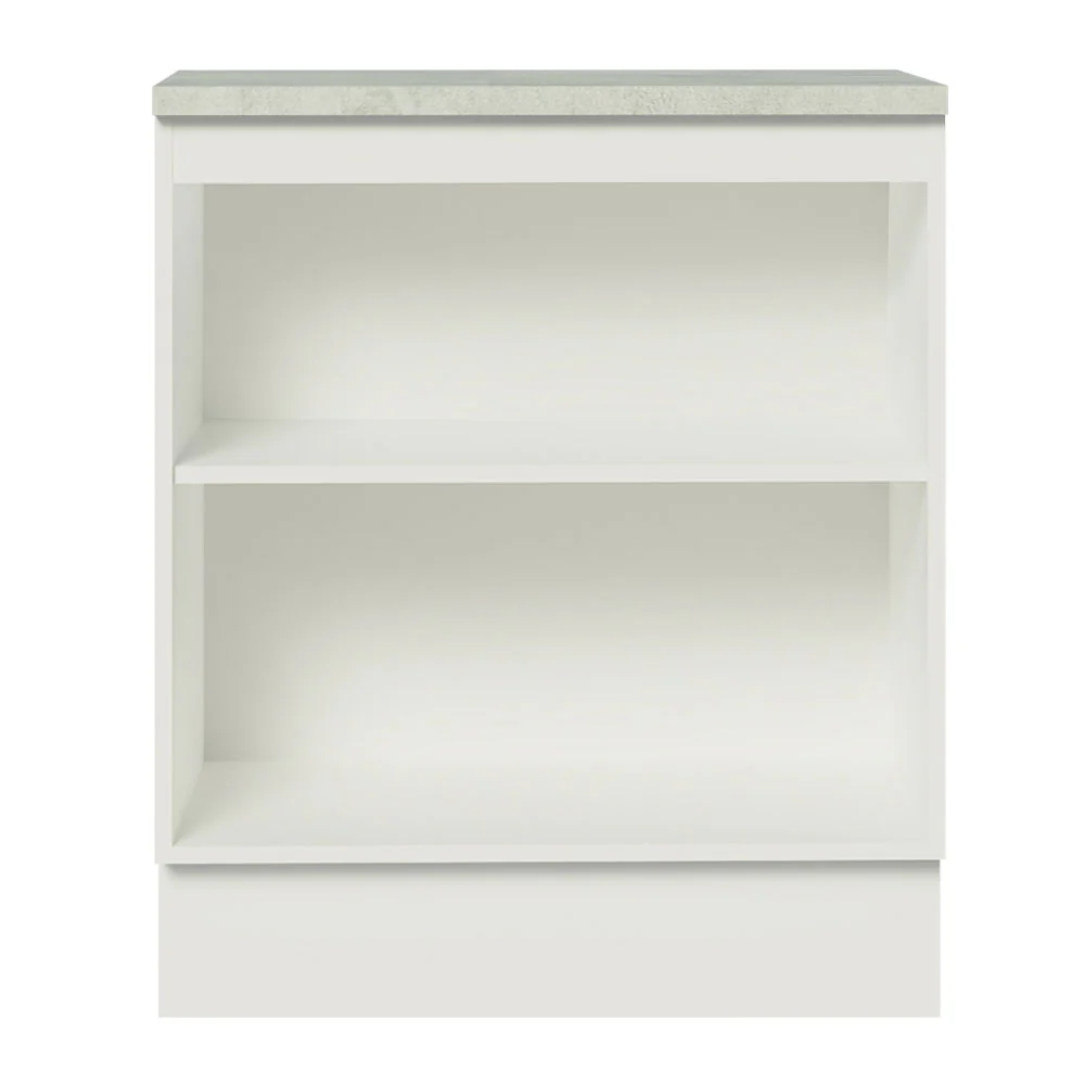 Bajo Mesada 70 cm Sin cajones 2 Puertas Stella Blanco/Marrón - Image 7