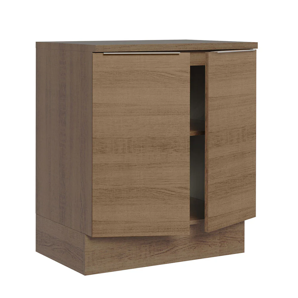Bajo Mesada 70 cm Sin cajones 2 Puertas Stella Marrón - Image 6