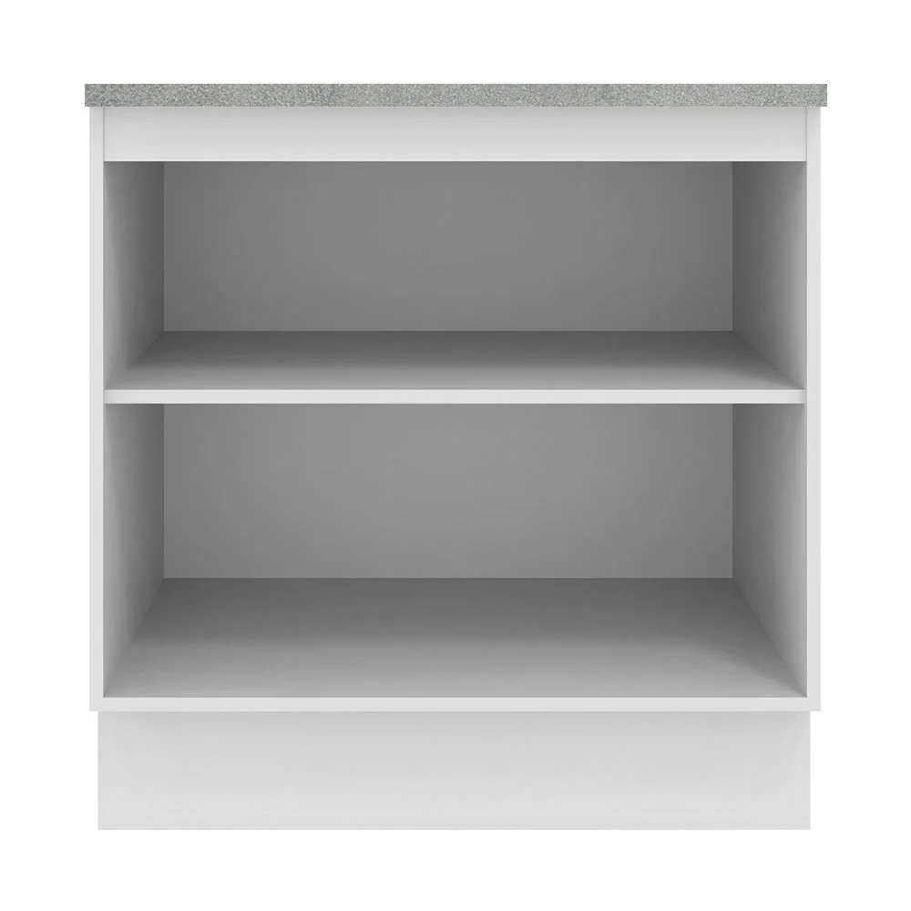 Bajo Mesada 80 cm x 60 cm, 2 Puertas (Con Mesada) Agata Blanco - Image 7