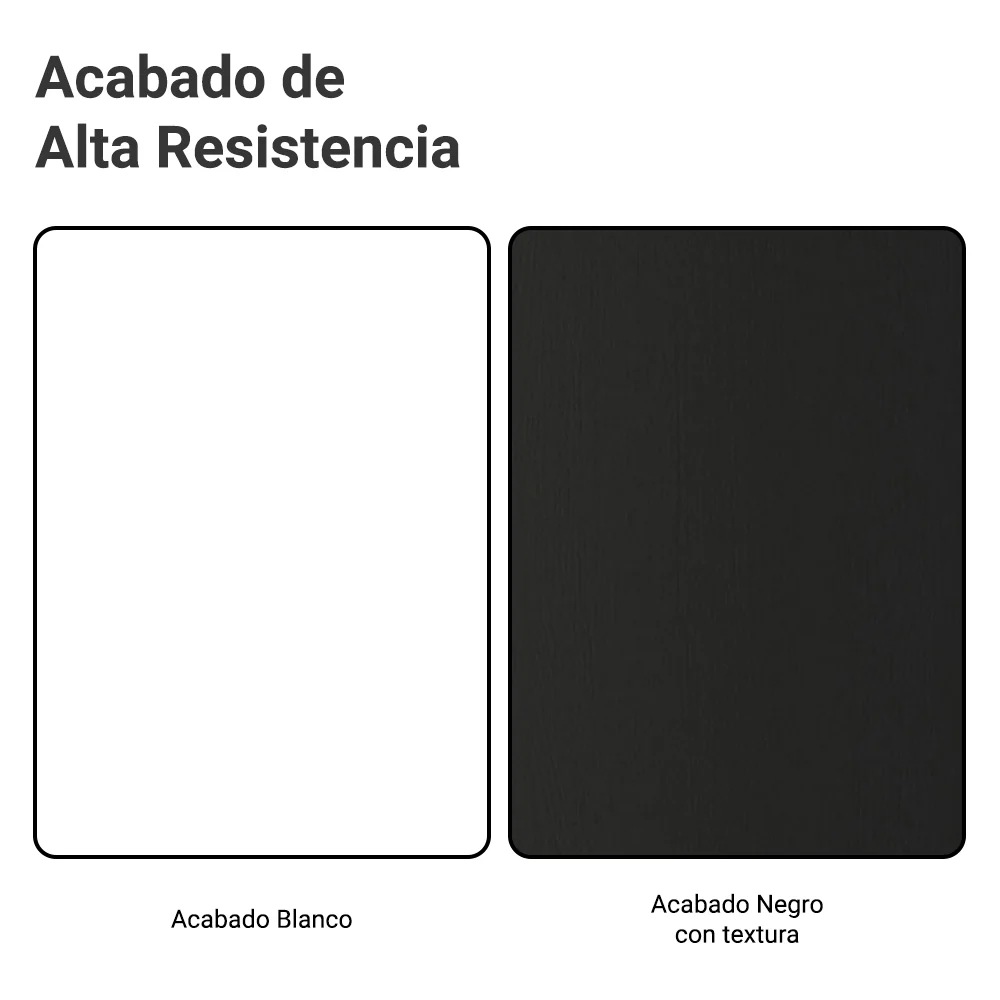 Bajo Mesada Cocina 100% MDF 40 cm 1 Puerta Blanco/Negro Acordes Madesa - Image 10