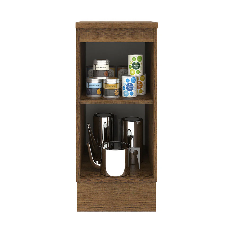 Bajo Mesada Cocina 35 x 60 cm 1 Puerta (Con Mesada) Marrón/Blanco Agata Madesa - Image 5