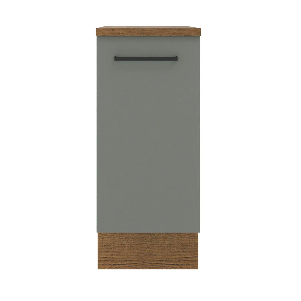 Bajo Mesada Cocina 35 x 60 cm 1 Puerta (Con Mesada) Marrón/Gris Agata Madesa - Image 7