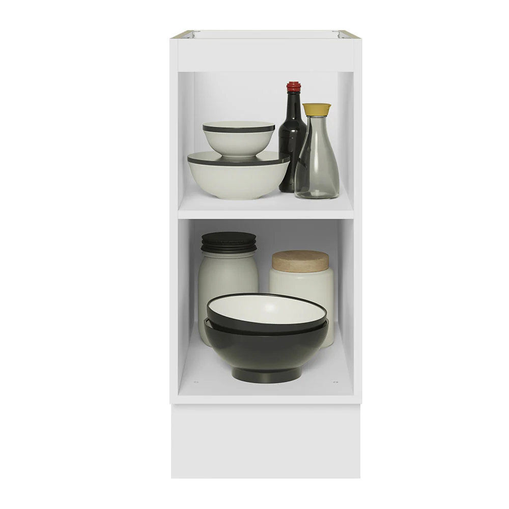 Bajo Mesada Cocina 35 x 60 cm 1 Puerta (Sin Mesada) Blanco Glamy Madesa - Image 4