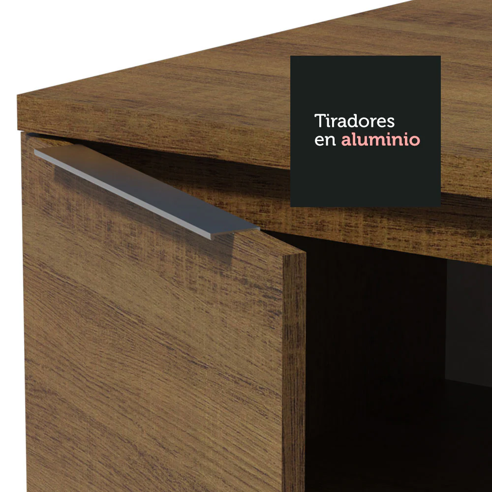 Bajo Mesada Cocina 60 x 60 cm 1 Puerta (Sin Mesada) Marrón Stella Madesa - Image 5