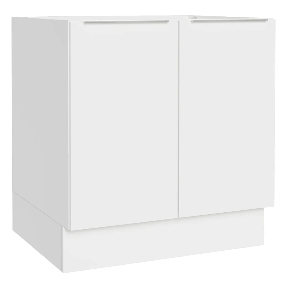 Bajo Mesada Cocina 80 x 60 cm 2 Puertas (Sin Mesada) Blanco Stella Madesa