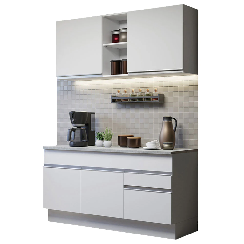Combo de Cocina 150cm Glamy Madesa Blanco - Image 3