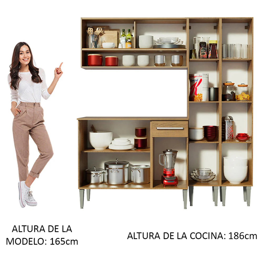 Combo de Cocina 169cm Emilly Winter Madesa 08 - Image 4